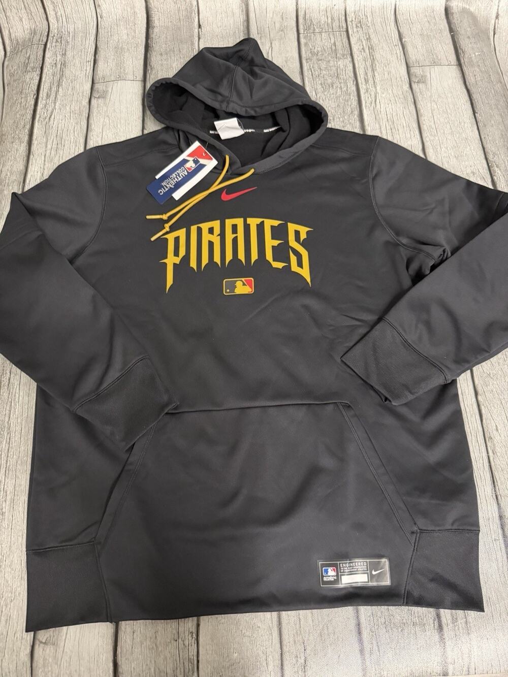 NWT Men’s Pittsburgh Pirates Nike 2026 City Connect Therma-FIT Hoodie XL Black
